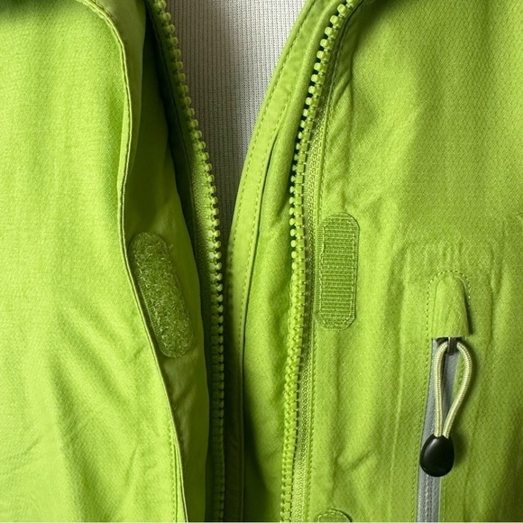 Marmot Jacket Medium Lime Green Double Lined Womens Zip Up Coat - Picture 5 of 14